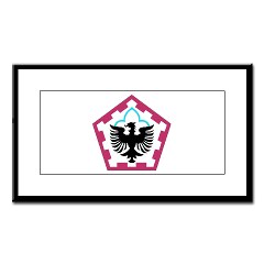 555EB - M01 - 02 - SSI - 555th Engineer Brigade - Small Framed Print - Click Image to Close