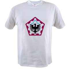 555EB - A01 - 04 - SSI - 555th Engineer Brigade - Value T-shirt - Click Image to Close
