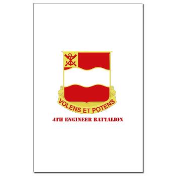 555EB4EB - A01 - 02 - DUI - 4th Engineer Bn with Tex - Mini Poster Print - Click Image to Close