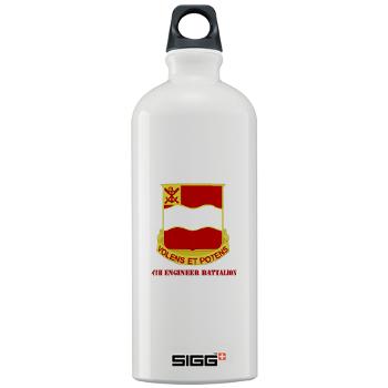 555EB4EB - A01 - 03 - DUI - 4th Engineer Bn with Tex - Sigg Water Bottle 1.0L - Click Image to Close