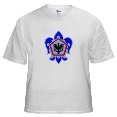 555EB - A01 - 04 - DUI - 555th Engineer Brigade - White T-Shirt