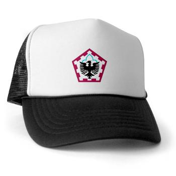 555HHC - A01 - 02 - DUI - Headquarter and Headquarters Company - Trucker Hat - Click Image to Close