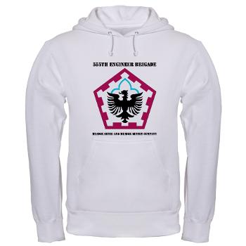 555HHC - A01 - 03 - DUI - Headquarter and Headquarters Company with Text - Hooded Sweatshirt