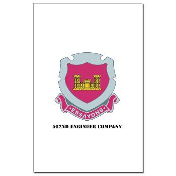 562EC - M01 - 02 - DUI - 562nd Engineer Company with Text - Mini Poster Print