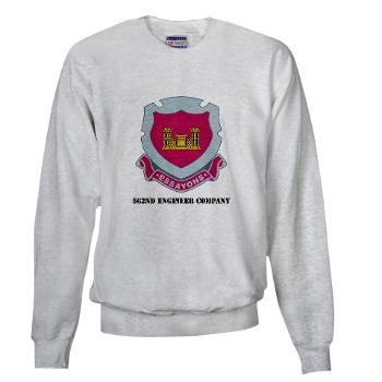 562EC - A01 - 03 - DUI - 562nd Engineer Company with Text - Sweatshirt - Click Image to Close