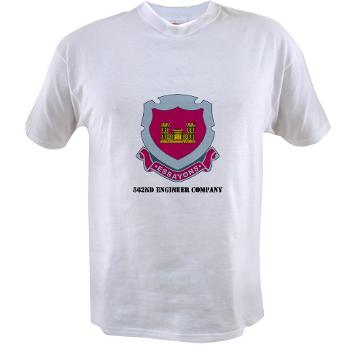 562EC - A01 - 04 - DUI - 562nd Engineer Company with Text - Value T-shirt