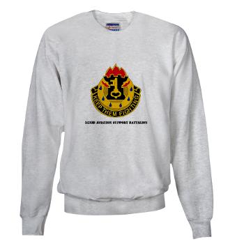 563ASB - A01 - 03 - DUI - 563rd Aviation Support Bn with Text - Sweatshirt