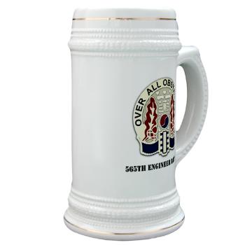 565EB - M01 - 03 - 565th Engineer Battalion with Text Stein