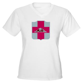 56MMB - A01 - 04 - DUI - 56th Multifunctional Medical Bn - Women's V-Neck T-Shirt