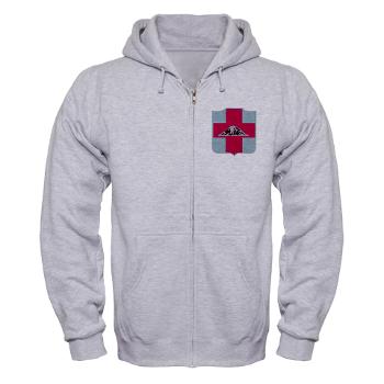 56MMB - A01 - 03 - DUI - 56th Multifunctional Medical Bn - Zip Hoodie - Click Image to Close