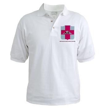 56MMB - A01 - 04 - DUI - 56th Multifunctional Medical Bn with Text - Golf Shirt - Click Image to Close