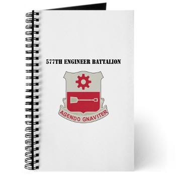 577EB - M01 - 02 - DUI - 577th Engineer Battalion with Text - Journal