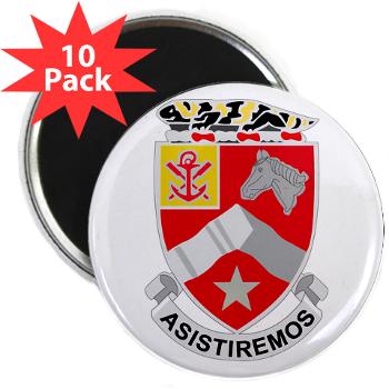 57SC9EB - M01 - 01 - DUI - 57th Signal Company, 9th Engineer Battalion 2.25" Magnet (10 pack)