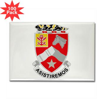 57SC9EB - M01 - 01 - DUI - 57th Signal Company, 9th Engineer Battalion Rectangle Magnet (100 pack)