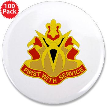 589BSB - M01 - 01 - DUI - 589th Brigade - Support Bn 3.5" Button (100 pack)