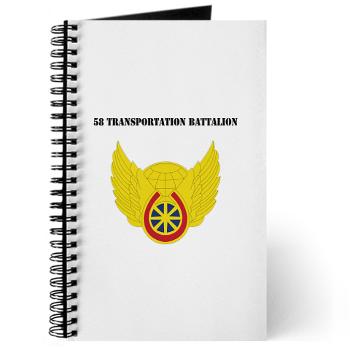 58TB - M01 - 02 - 58th Transportation Battalion with Text - Journal