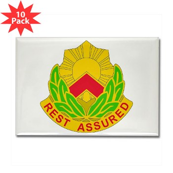 593SB - M01 - 01 - DUI - 593rd Sustainment Brigade Rectangle Magnet (10 pack)