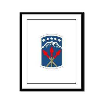 593SB - M01 - 02 - SSI - 593rd Sustainment Brigade Framed Panel Print - Click Image to Close