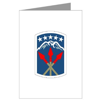 593SB - M01 - 02 - SSI - 593rd Sustainment Brigade Greeting Cards (Pk of 10)