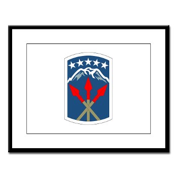 593SB - M01 - 02 - SSI - 593rd Sustainment Brigade Large Framed Print - Click Image to Close