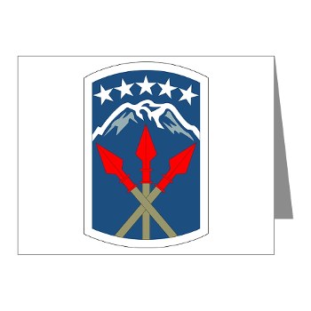 593SB - M01 - 02 - SSI - 593rd Sustainment Brigade Note Cards (Pk of 20)