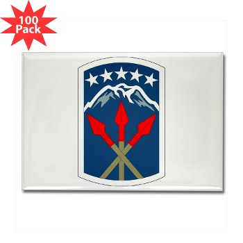 593SB - M01 - 01 - SSI - 593rd Sustainment Brigade Rectangle Magnet (100 pack) - Click Image to Close