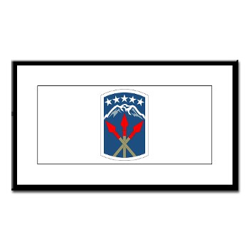 593SB - M01 - 02 - SSI - 593rd Sustainment Brigade Small Framed Print - Click Image to Close