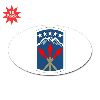593SB - M01 - 01 - SSI - 593rd Sustainment Brigade Sticker (Oval 10 pk)24 - Click Image to Close