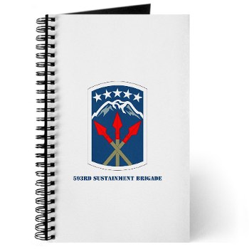 593SB - M01 - 02 - SSI - 593rd Sustainment Brigade with Text Journal - Click Image to Close