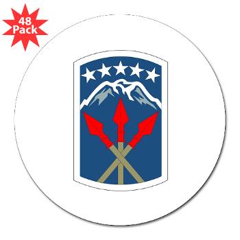 593SB593STB -M01 - 01 - DUI - 593rd Bde - Special Troops Bn - 3" Lapel Sticker (48 pk) - Click Image to Close