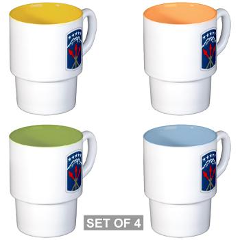 593SB593STB - M01 - 03 - DUI - 593rd Bde - Special Troops Bn - Stackable Mug Set (4 mugs)