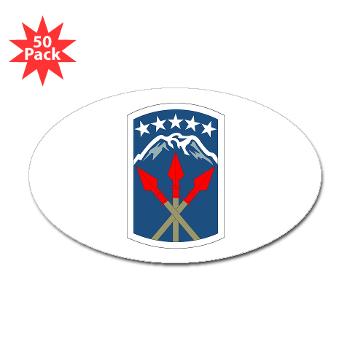 593SB593STB - M01 - 01 - DUI - 593rd Bde - Special Troops Bn - Sticker (Oval 10 pk)