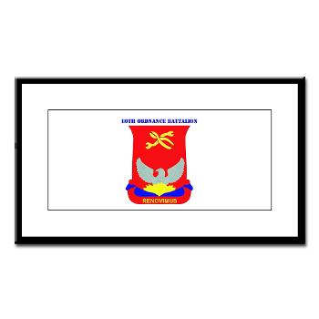 593SB80OB - A01 - 02 - DUI - 80th Ordnance Bn with Text - Small Framed Print - Click Image to Close