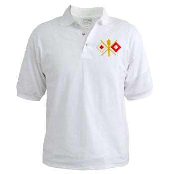 596SC - A01 - 04 - 596th Signal Company - Golf Shirt