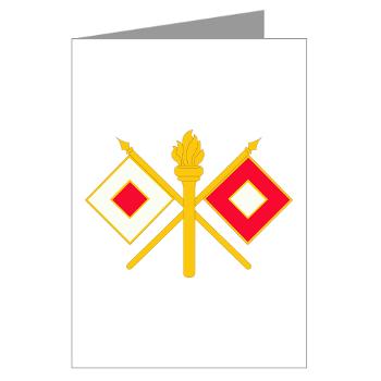 596SC - M01 - 02 - 596th Signal Company - Greeting Cards (Pk of 10)
