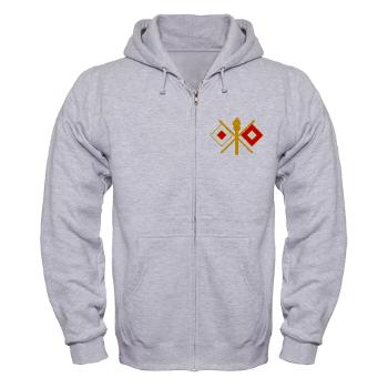 596SC - A01 - 03 - 596th Signal Company - Zip Hoodie - Click Image to Close