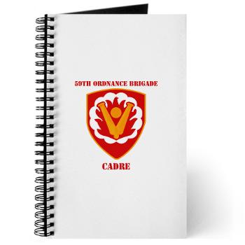 59OBC - M01 - 02 - SSI - 59th Ordnance Brigade - Cadre with Text - Journal