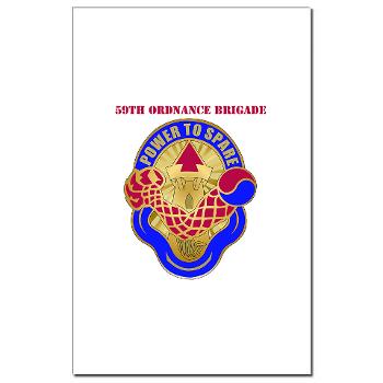 59OB - M01 - 02 - DUI - 59th Ordnance Brigade with text - Mini Poster Print - Click Image to Close