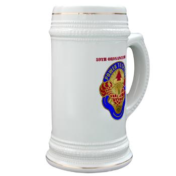 59OB - M01 - 03 - DUI - 59th Ordnance Brigade with text - Stein - Click Image to Close