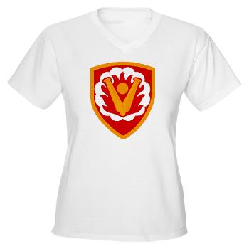 59OB - A01 - 04 - SSI - 59th Ordnance Brigade - Women's V-Neck T-Shirt