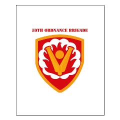 59OB - M01 - 02 - SSI - 59th Ordnance Brigad with Text - Small Poster - Click Image to Close
