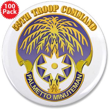 59TC - M01 - 01 - DUI - 59th Troop Command with Text - 3.5" Button (100 pack)