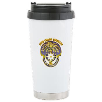 59TC - M01 - 03 - DUI - 59th Troop Command with Text - Ceramic Travel Mug - Click Image to Close