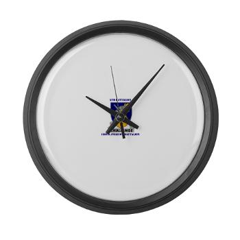 5B158AB - M01 - 03 - DUI - 5th Battalion, 158th Aviation Battalion with Text Large Wall Clock