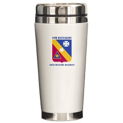 5B20IR - M01 - 03 - DUI - 5th Battalion - 20th Infantry Regiment with text Ceramic Travel Mug