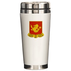 5B25FAR - M01 - 03 - DUI - 5th Bn - 25th Field Artillery Regiment Ceramic Travel Mug