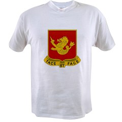 5B25FAR - A01 - 04 - DUI - 5th Bn - 25th Field Artillery Regiment Value T-Shirt