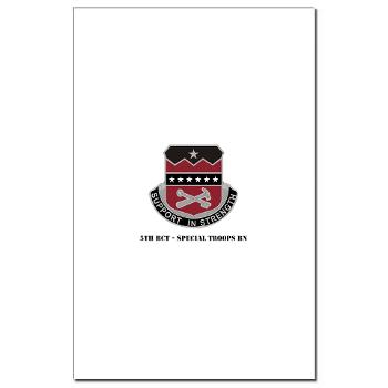 5BCTSTB - M01 - 02 - 5th BCT - Special Troops Bn with Text - Mini Poster Print