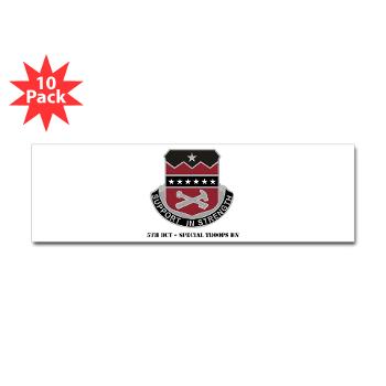 5BCTSTB - M01 - 01 - 5th BCT - Special Troops Bn with Text - Sticker (Bumper 10 pk) - Click Image to Close