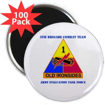 5BCT - M01 - 01 - DUI - 5th Brigade Combat Team with Text 2.25" Magnet (100 pack) - Click Image to Close
